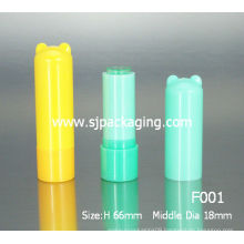 Cartoon Lip balm tube Child Cosmetic packaging recycled plastic lip balm tubes